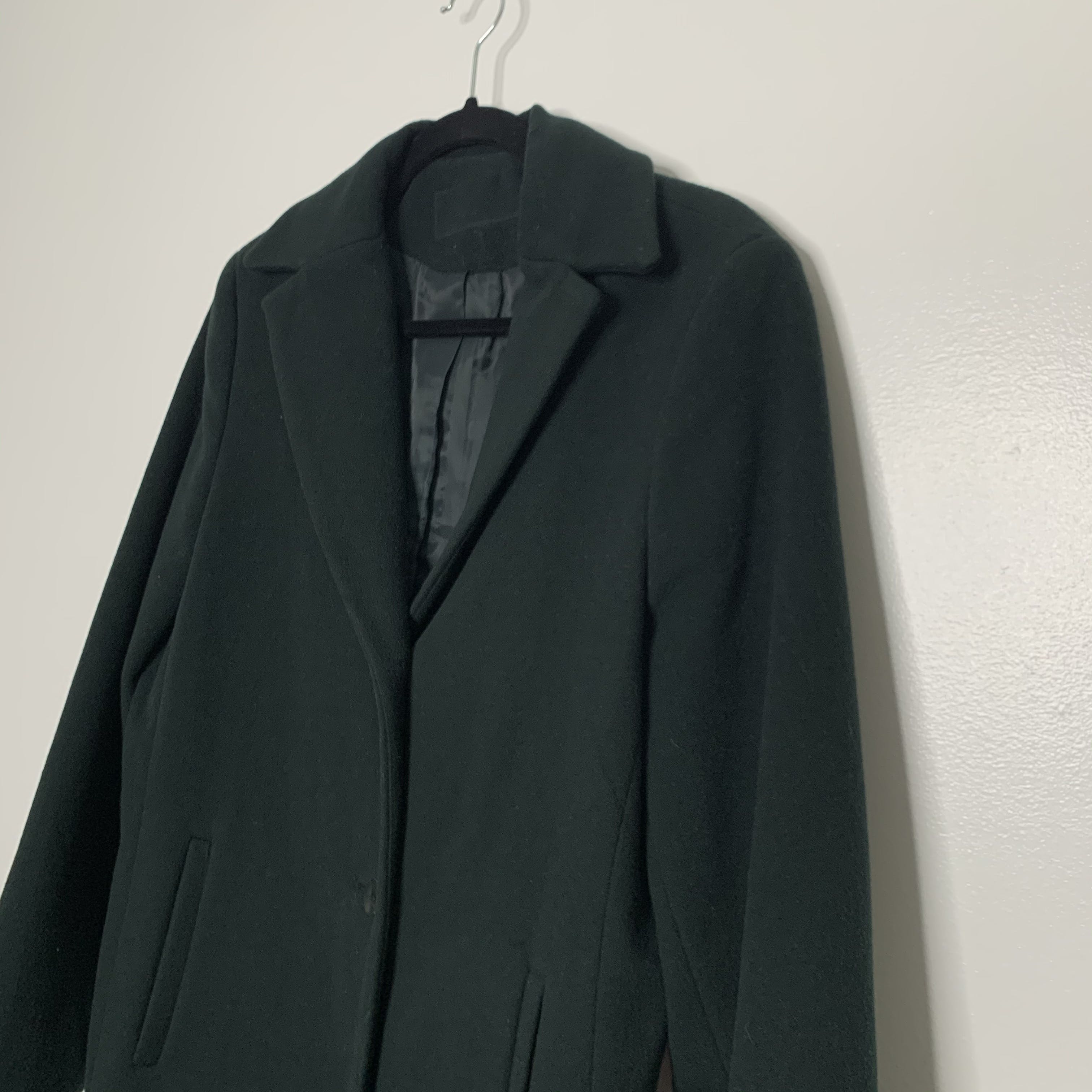 Vintage Dark Green Wool Winter Coat | Shop THRILLING