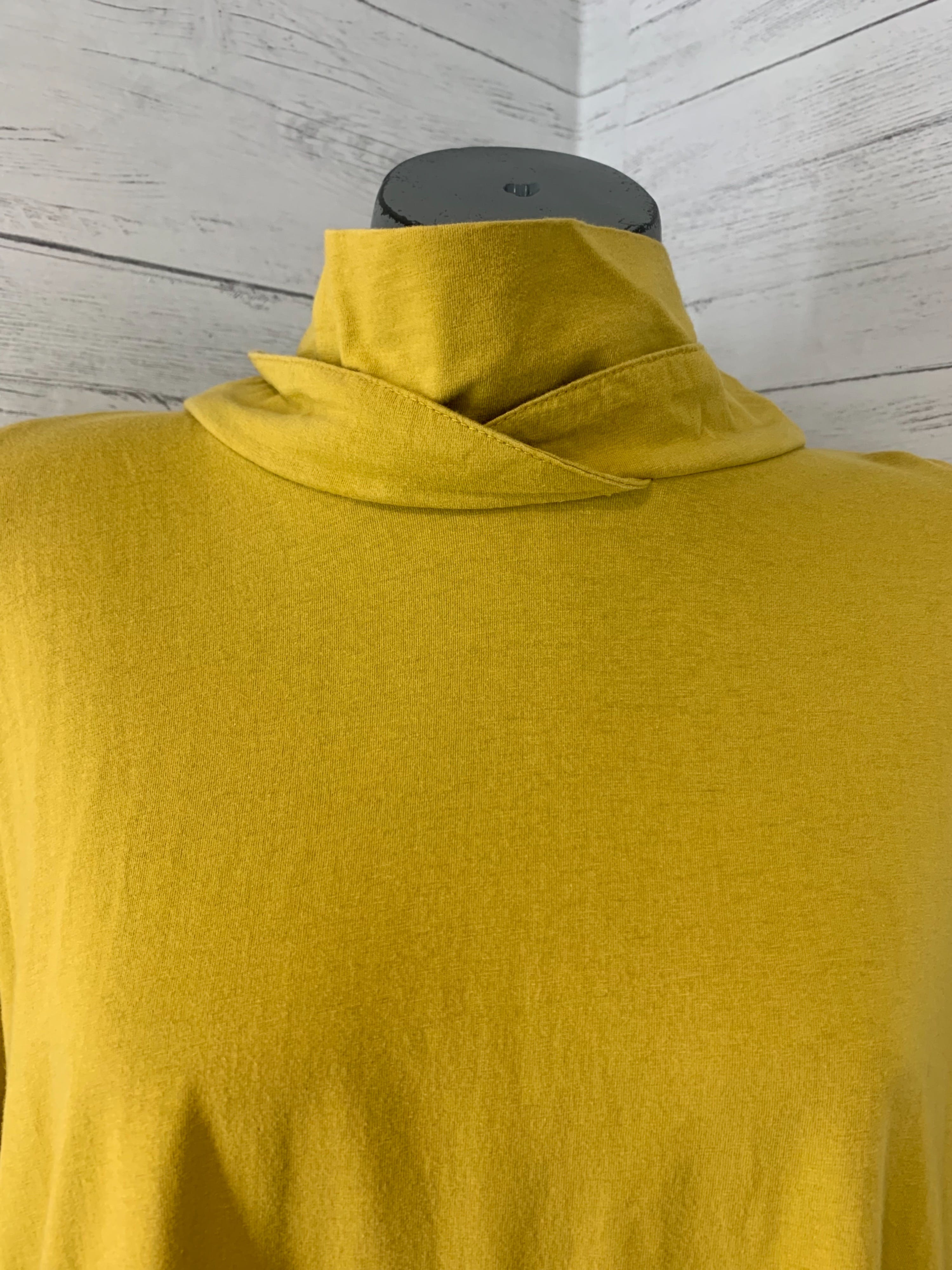 Vintage 80’s Oversized Mustard Cotton Tunic by Climate | Shop THRILLING