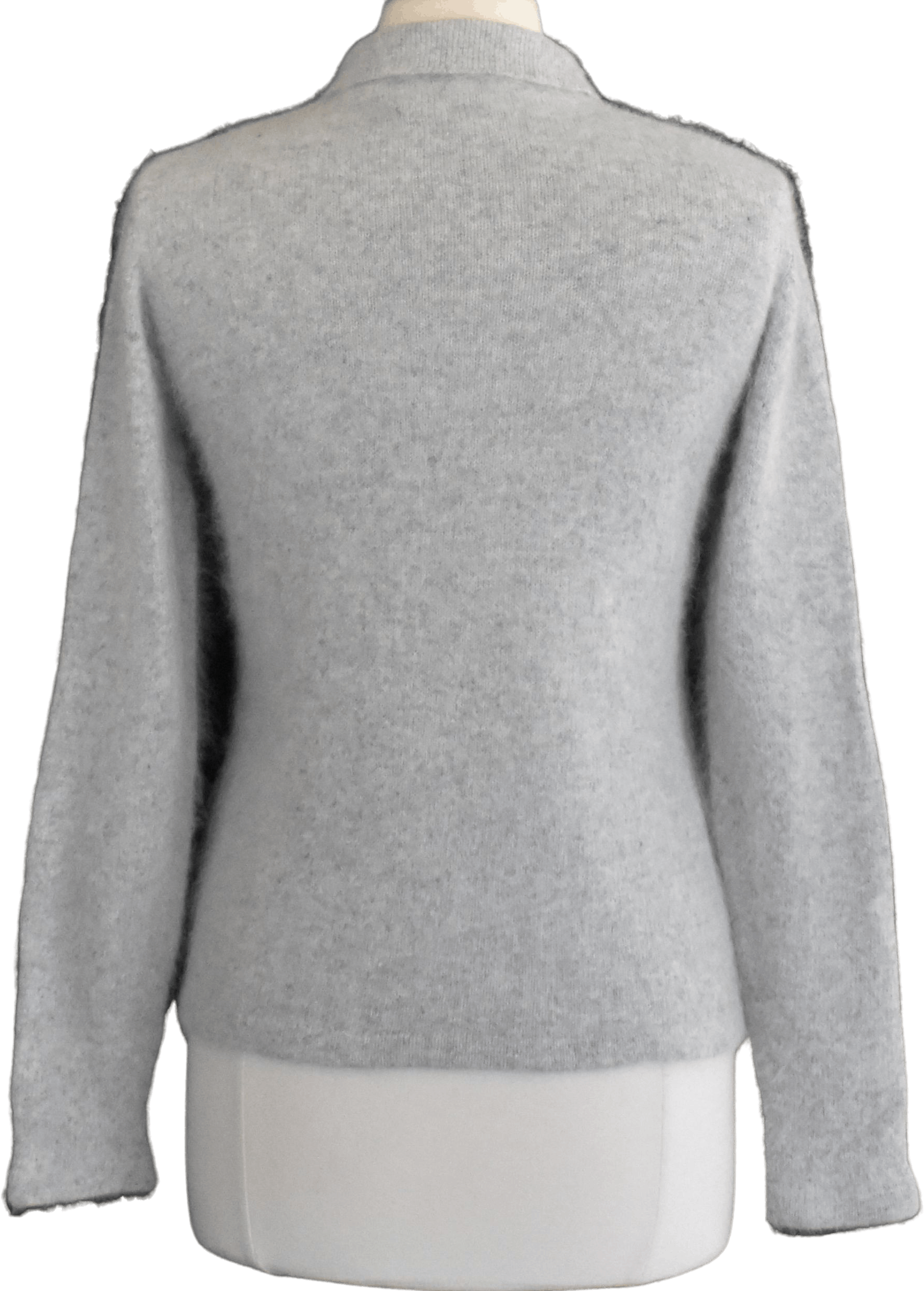 Vintage 90's Gray Angora Blend Cardigan Sweater by Garland | Shop THRILLING