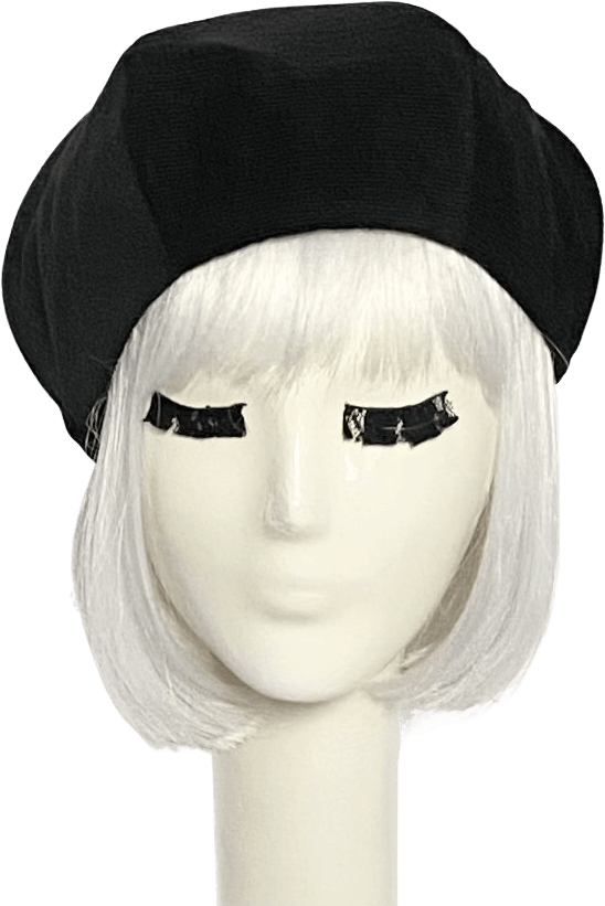 Vintage Black Velvet Beret Hat | Shop THRILLING