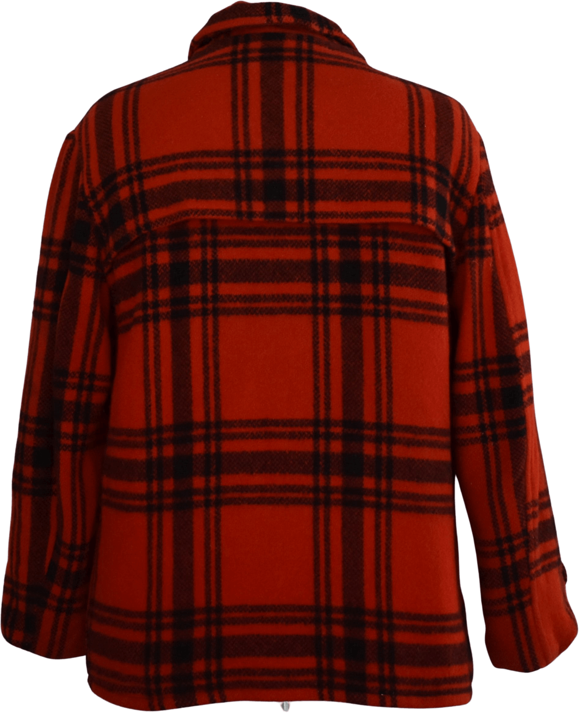Vintage 60's Buffalo Plaid Zip Front Coat by Brent | Shop THRILLING