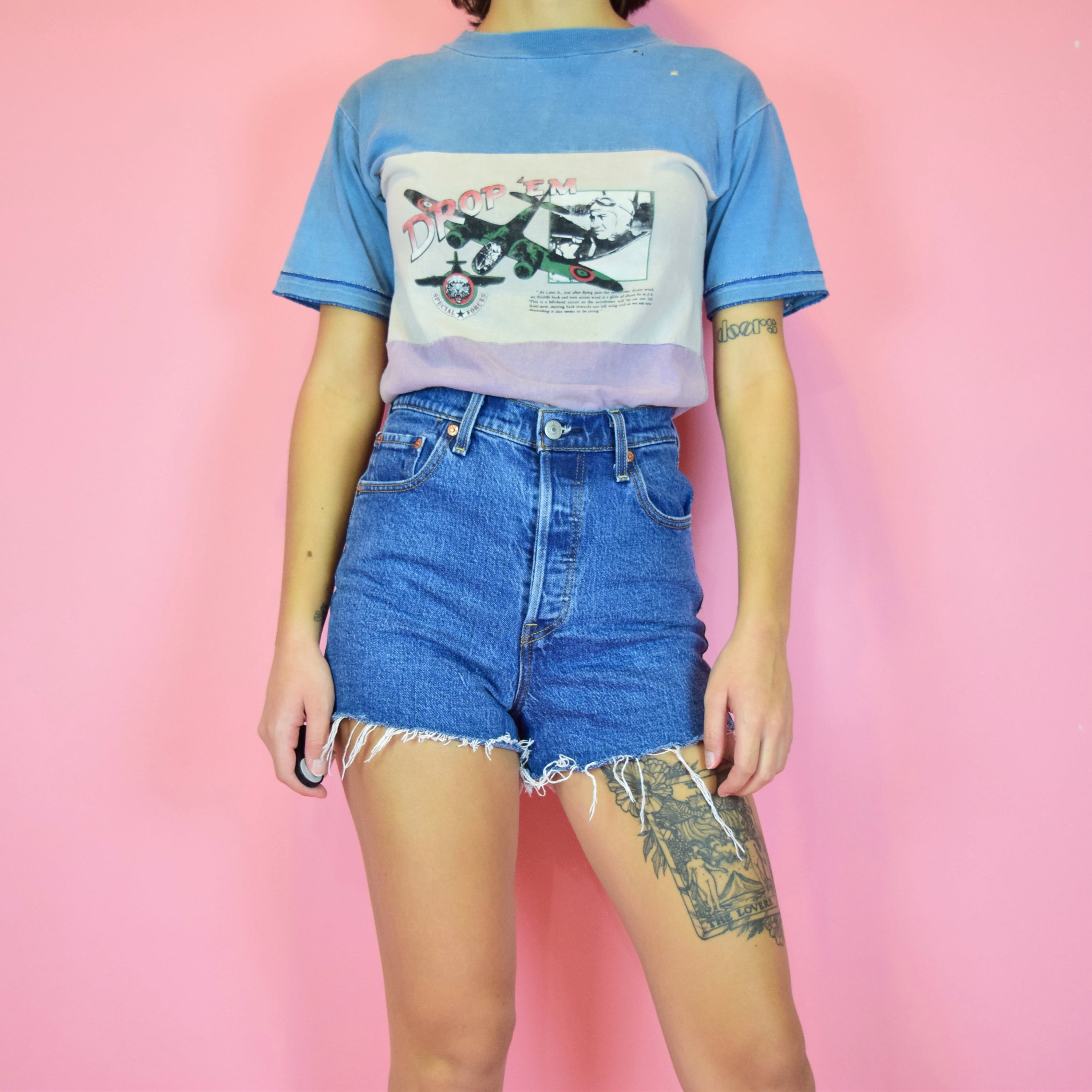 Vintage Blue Levi's Ribcage High Waisted Shorts | Shop THRILLING