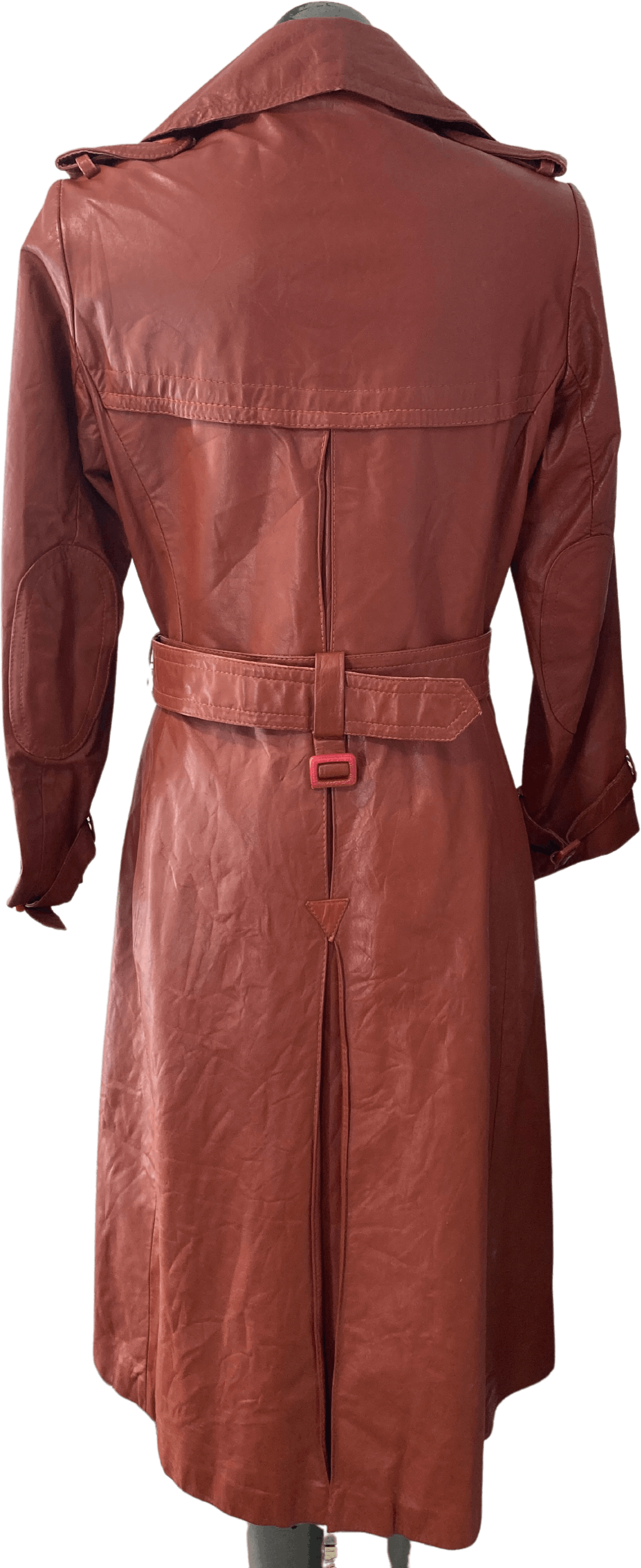Vintage 70's Red Leather Coat by Genuine Leather | Shop THRILLING