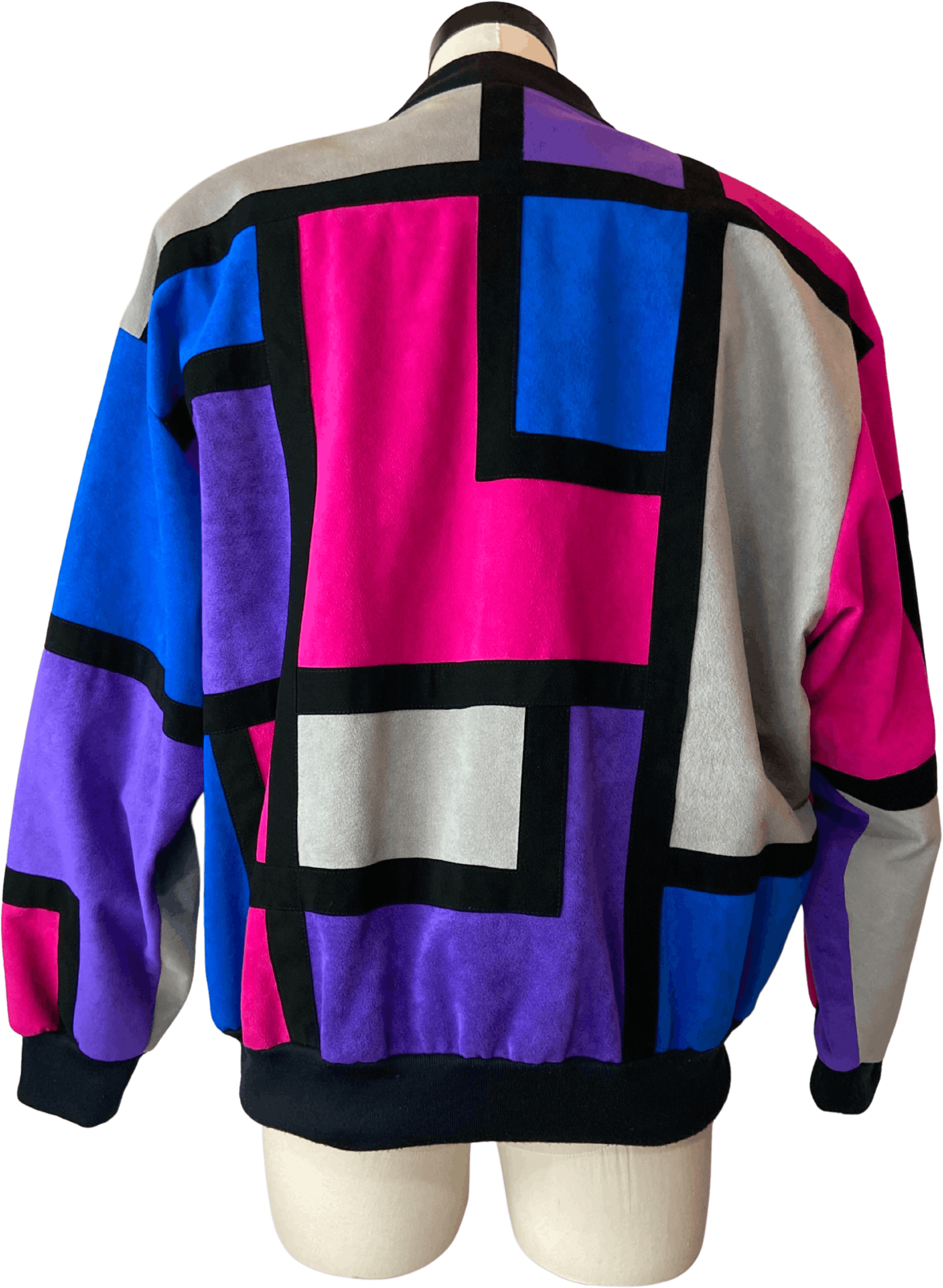 Vintage 80’s Microsuede Bomber Jacket & Appliqué Tee Shop THRILLING