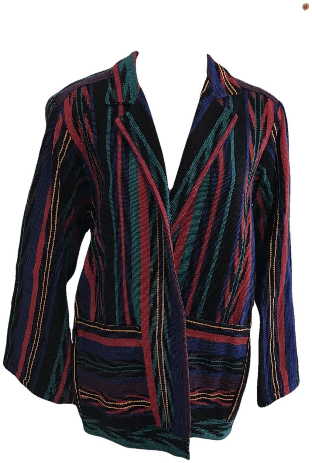 Vintage Guatemalan Ikat Indian Blanket Jacket Shop THRILLING