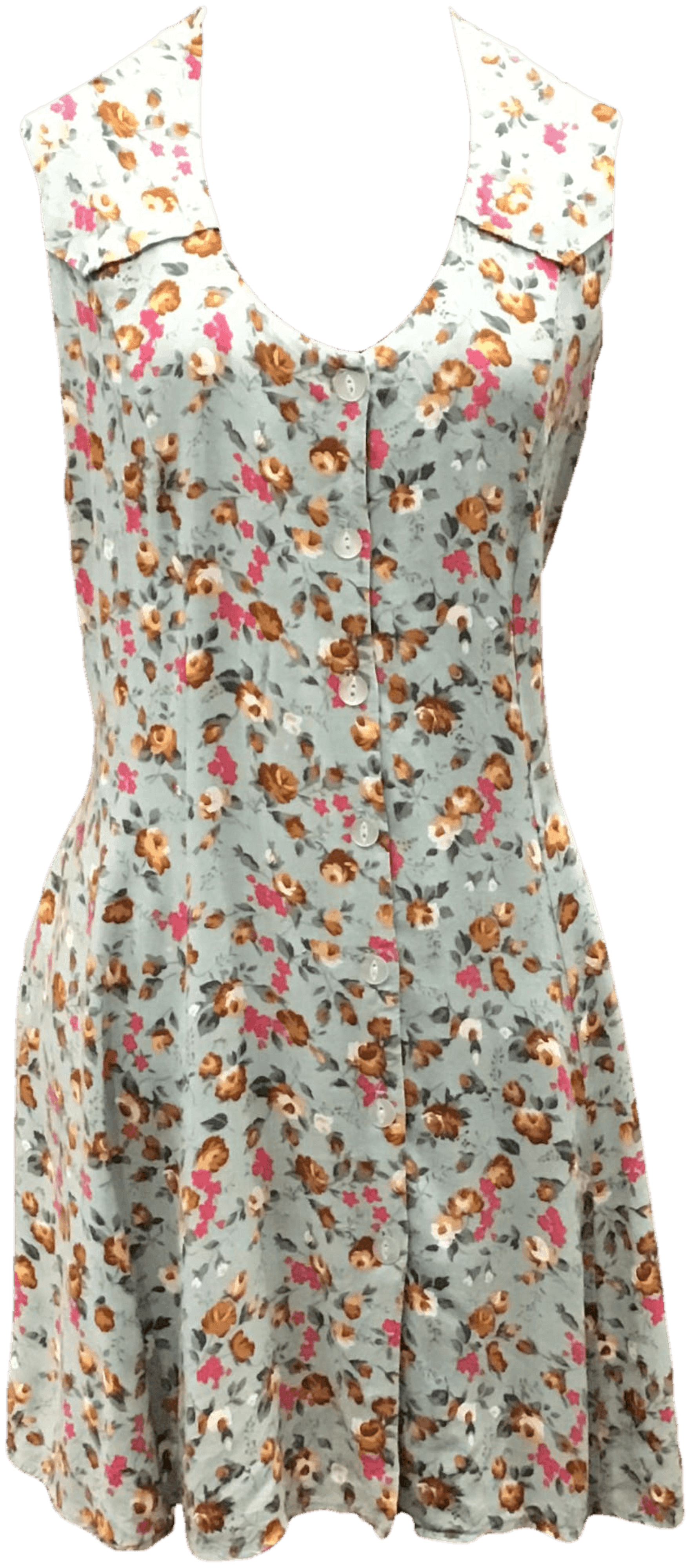 Vintage 90’s Mini Button Up Floral Dress | Shop THRILLING