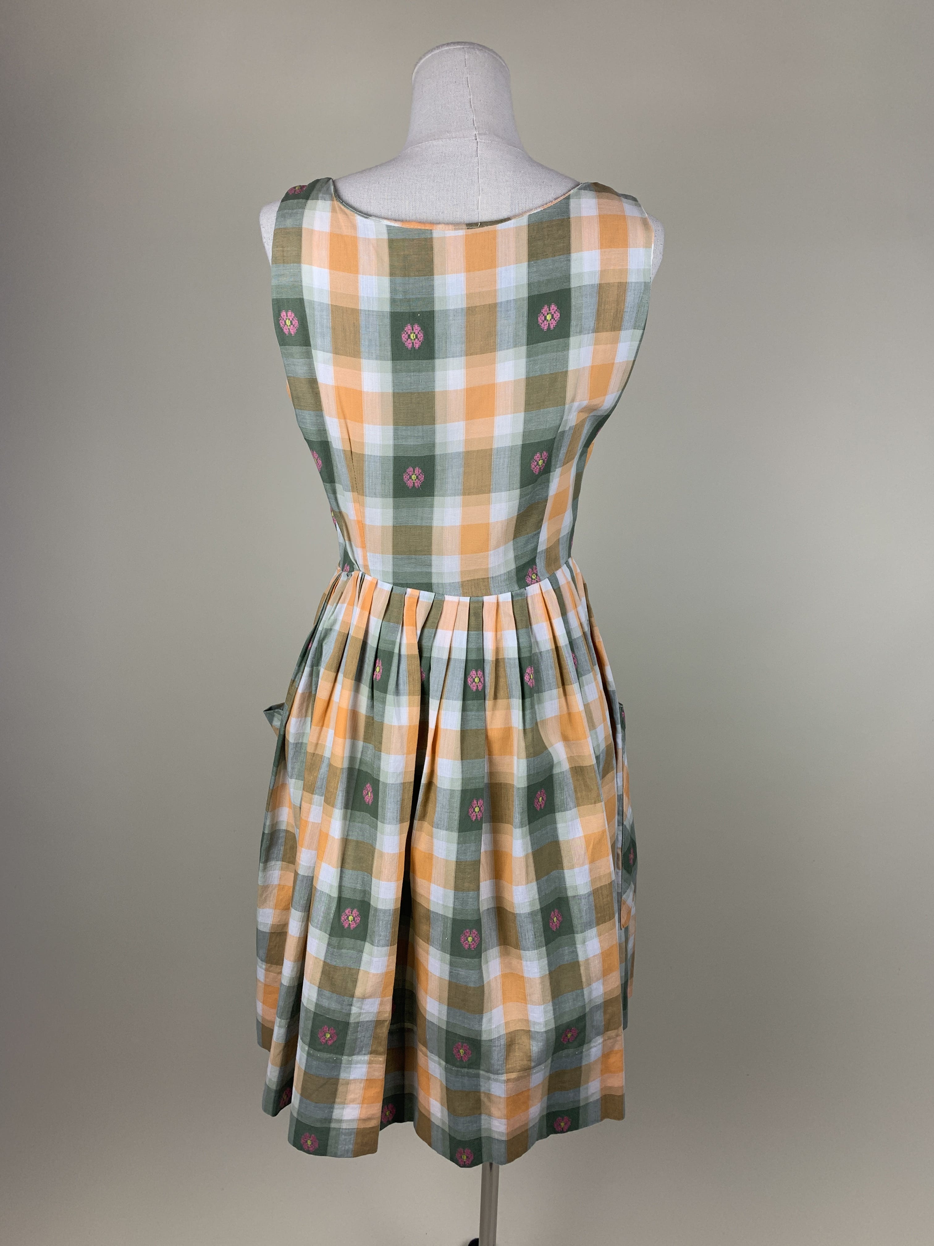 Vintage 50's Plaid Cotton Day Dress | Shop THRILLING