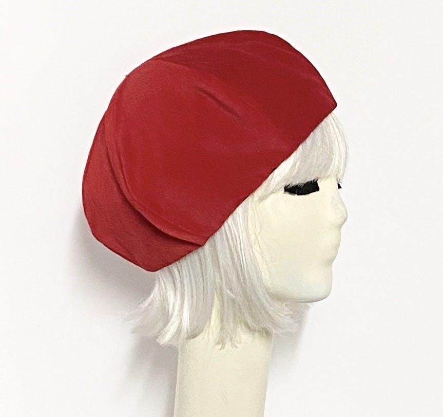 Vintage Red Velveteen Beret Hat | Shop THRILLING