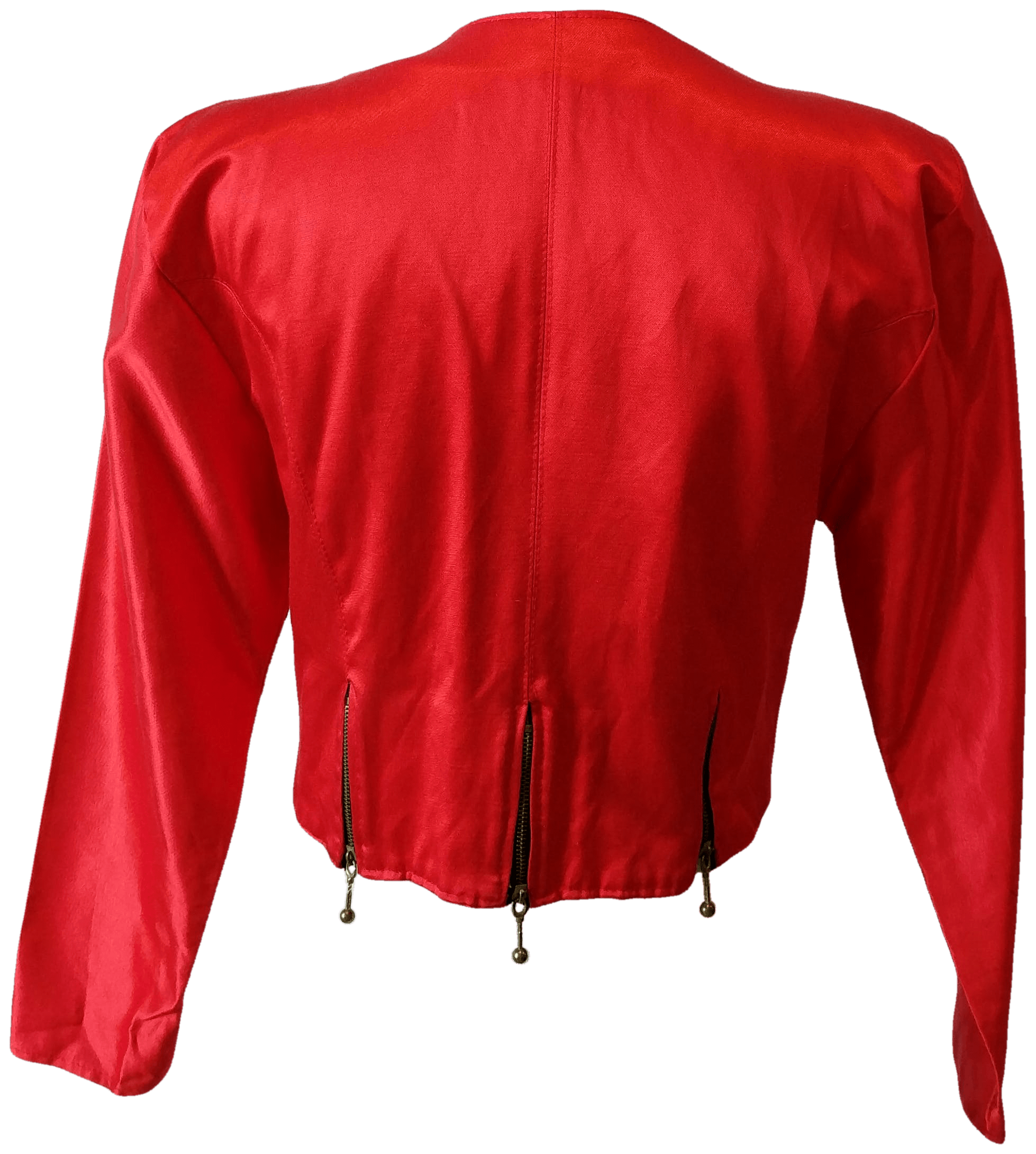 Vintage Red Cropped Marching Band Top by La Panthera Shop THRILLING