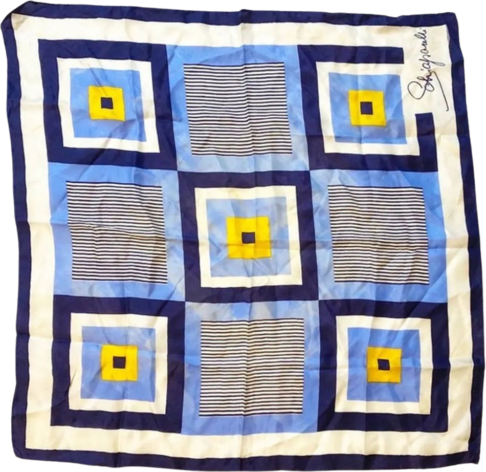 Elsa Schiaparelli shop Striped Signature Scarf