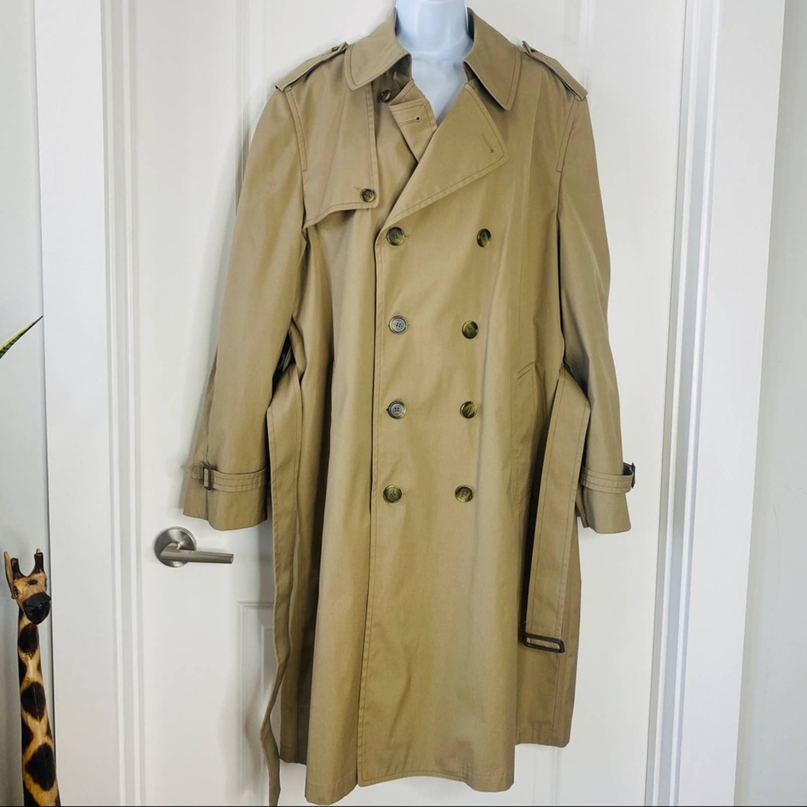 Great Vintage Double Breasted Belted Trench by London Fog | Shop THRILLING