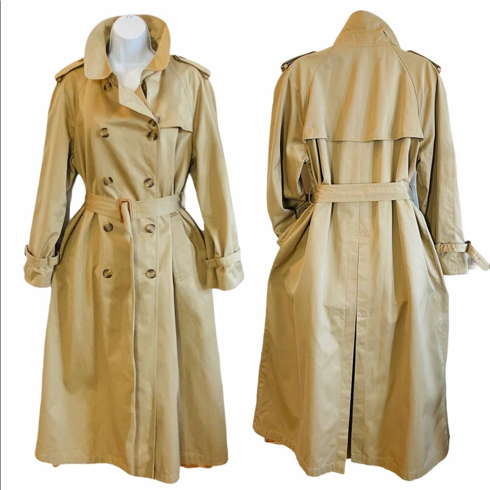 Vintage Tan Belted Trench Coat by Evan Picone | Shop THRILLING