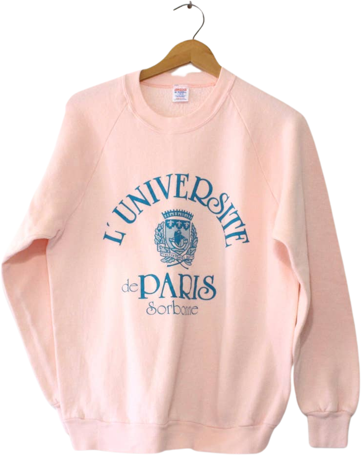 Vintage University Paris Sorbonne Sweatshirt by Jerzees Shop