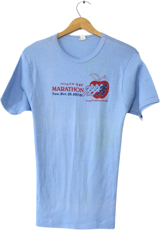 Vintage New York City Marathon Training 1979 T-Shirt Large by Cross Patch