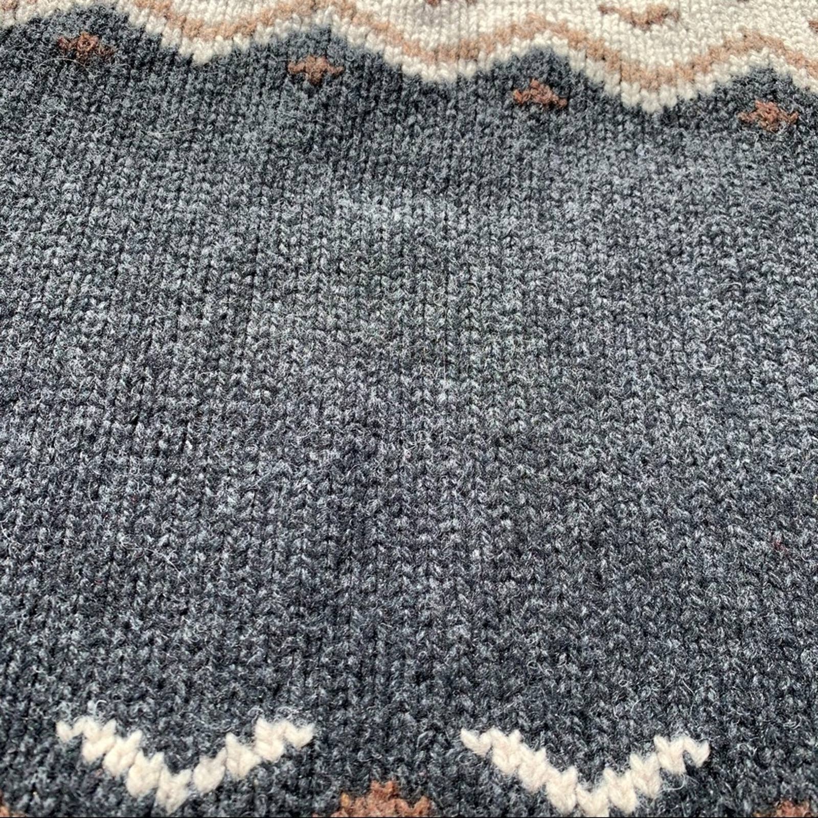 Vintage Wool Knit Fair Isle Mock Turtle Sweater by Eddie Bauer | Shop ...
