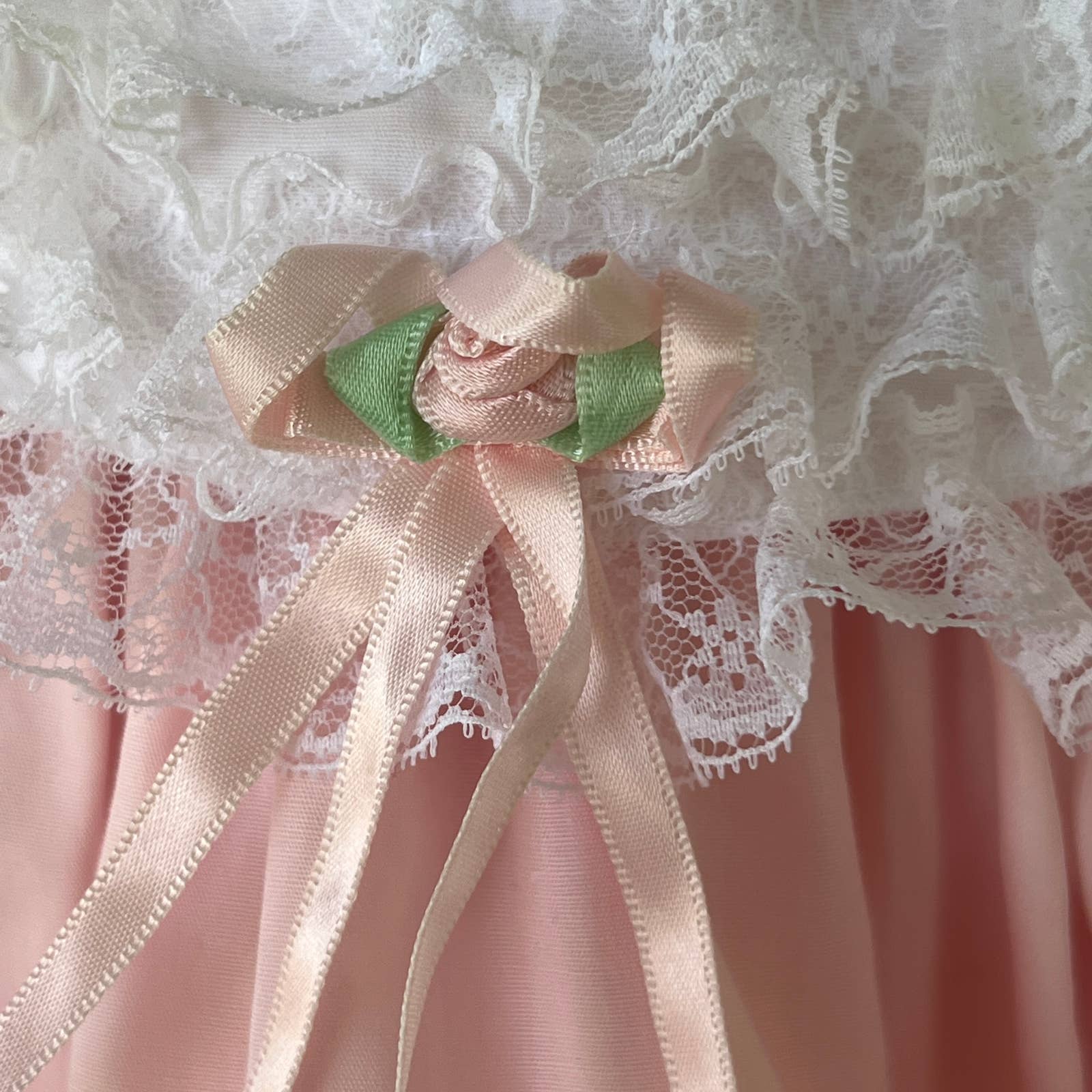 Vintage Pink Lacy Dress Baby Togs Pink Tiered Bubblegum Sweet | Shop ...