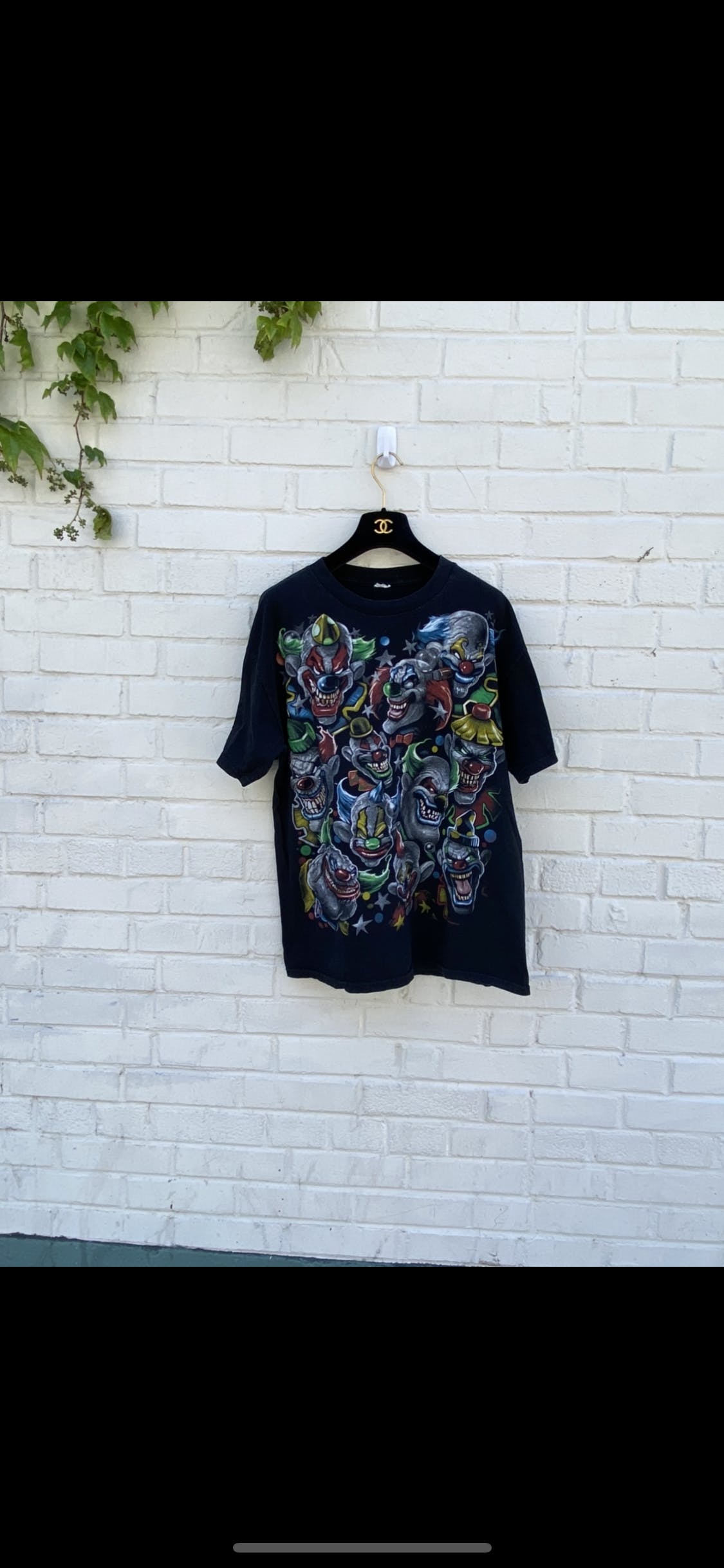 Vintage 90’s Black clown Faces T-Shirt | Shop THRILLING