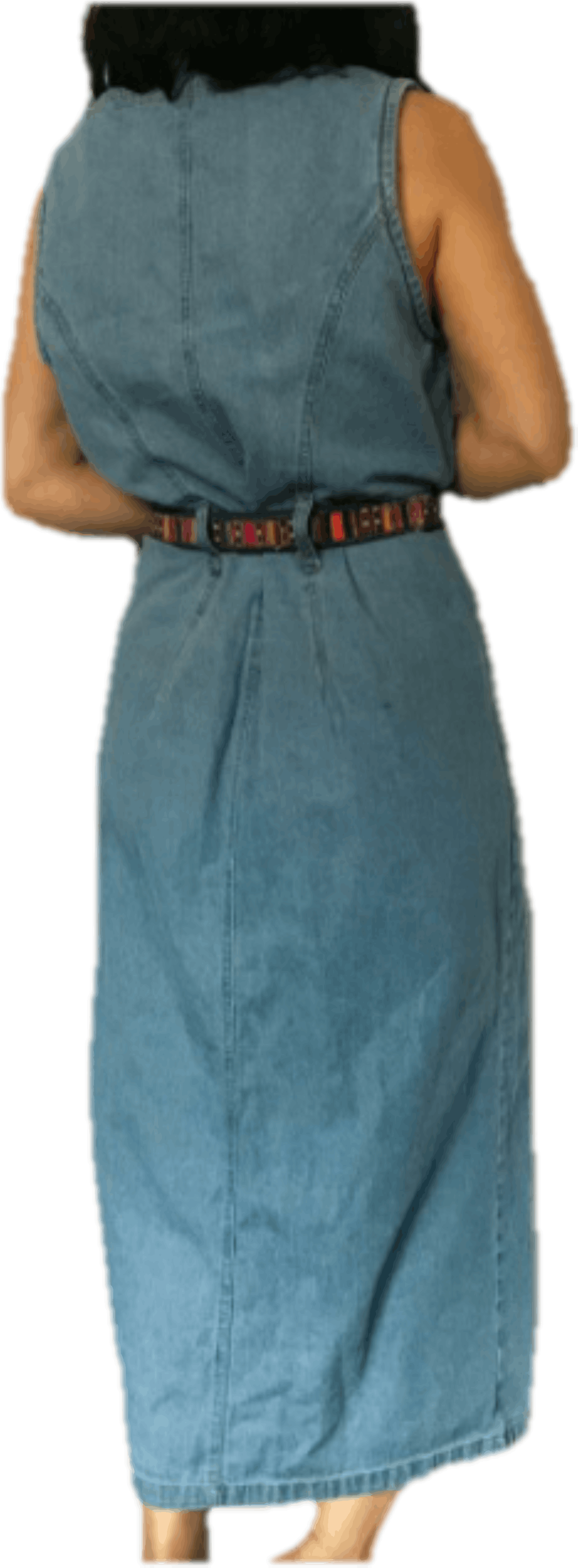 Vintage 90’s Denim Button Down Shirt Dress by Northwest Blue Shop