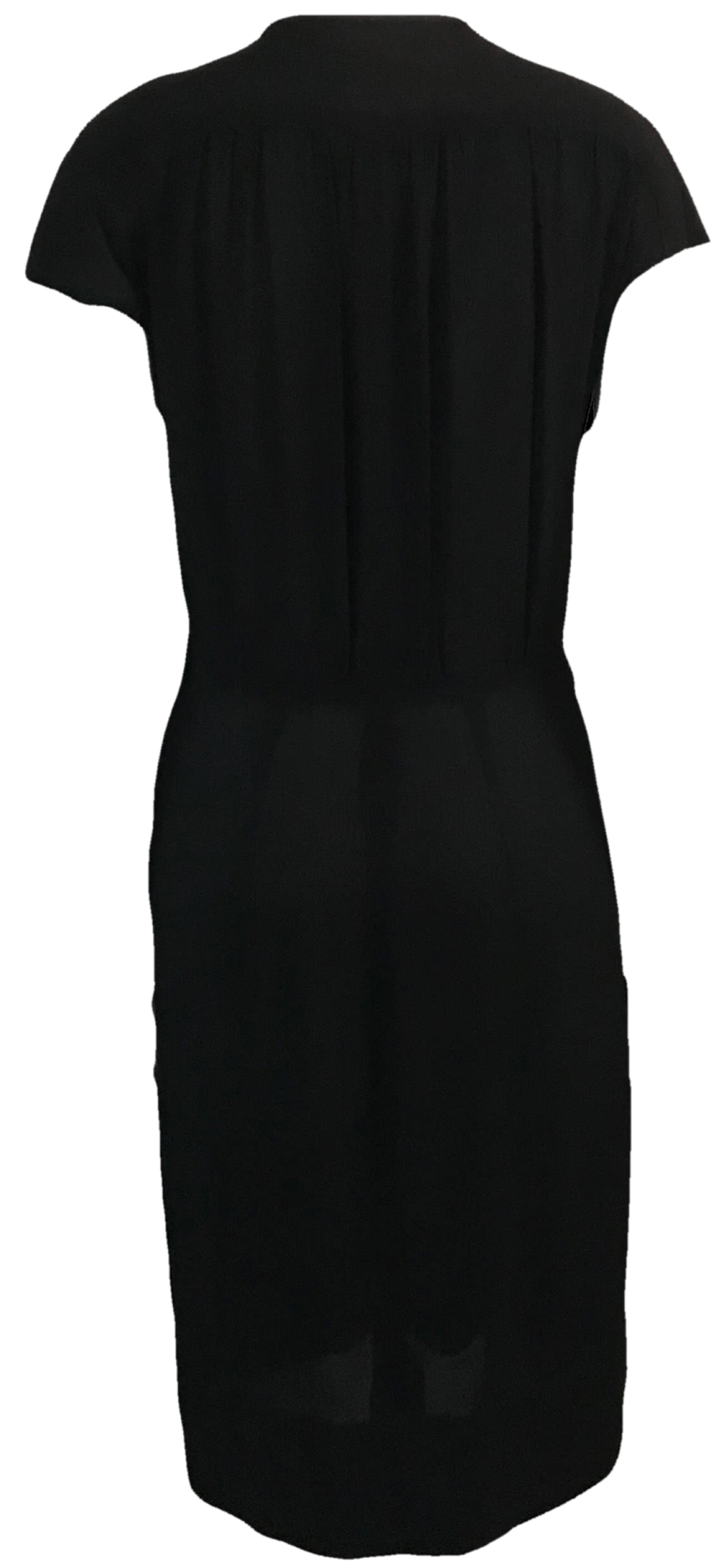 Vintage 40’s Black Beaded Short Sleeve Dress | Shop THRILLING