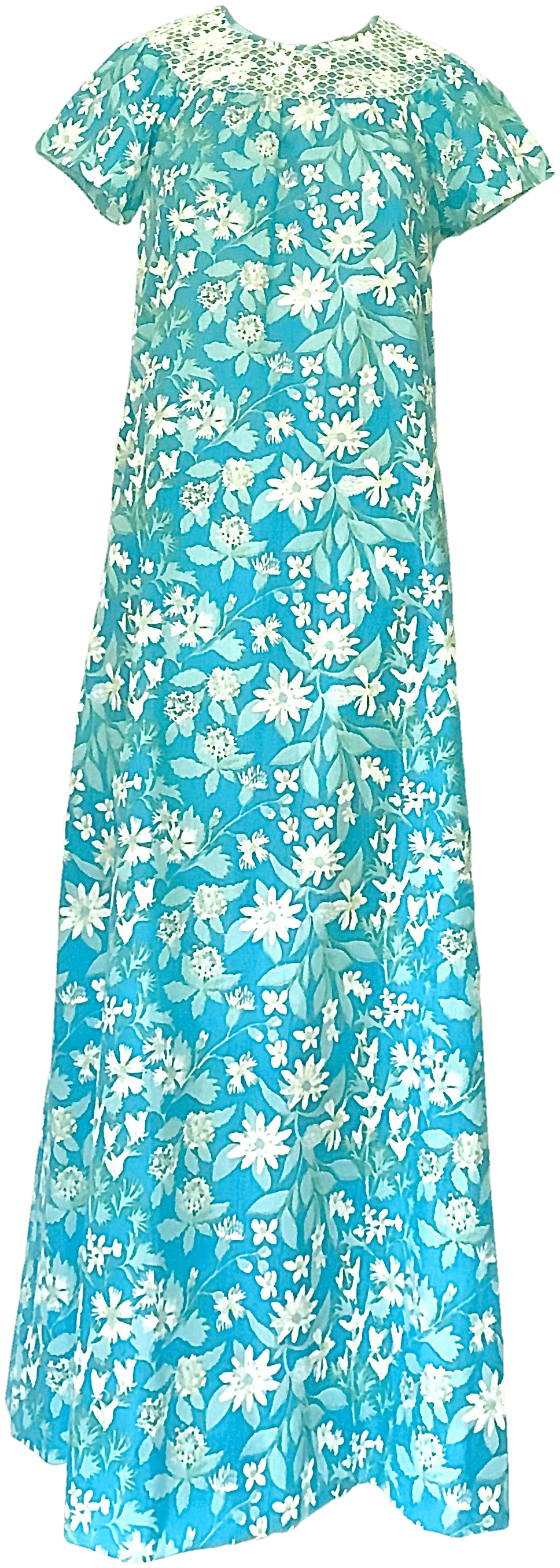 Vintage 70’s Blue Floral Print Maxi Dress by Lilly Pulitzer Liza | Shop ...