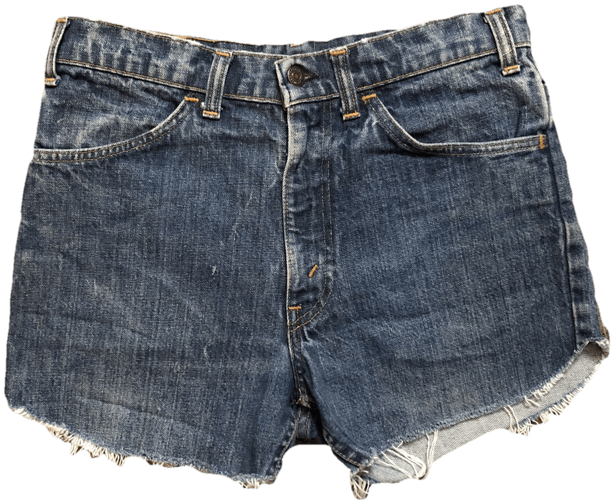 Vintage Medium Blue Cut Off Shorts by Levi's Shop THRILLING