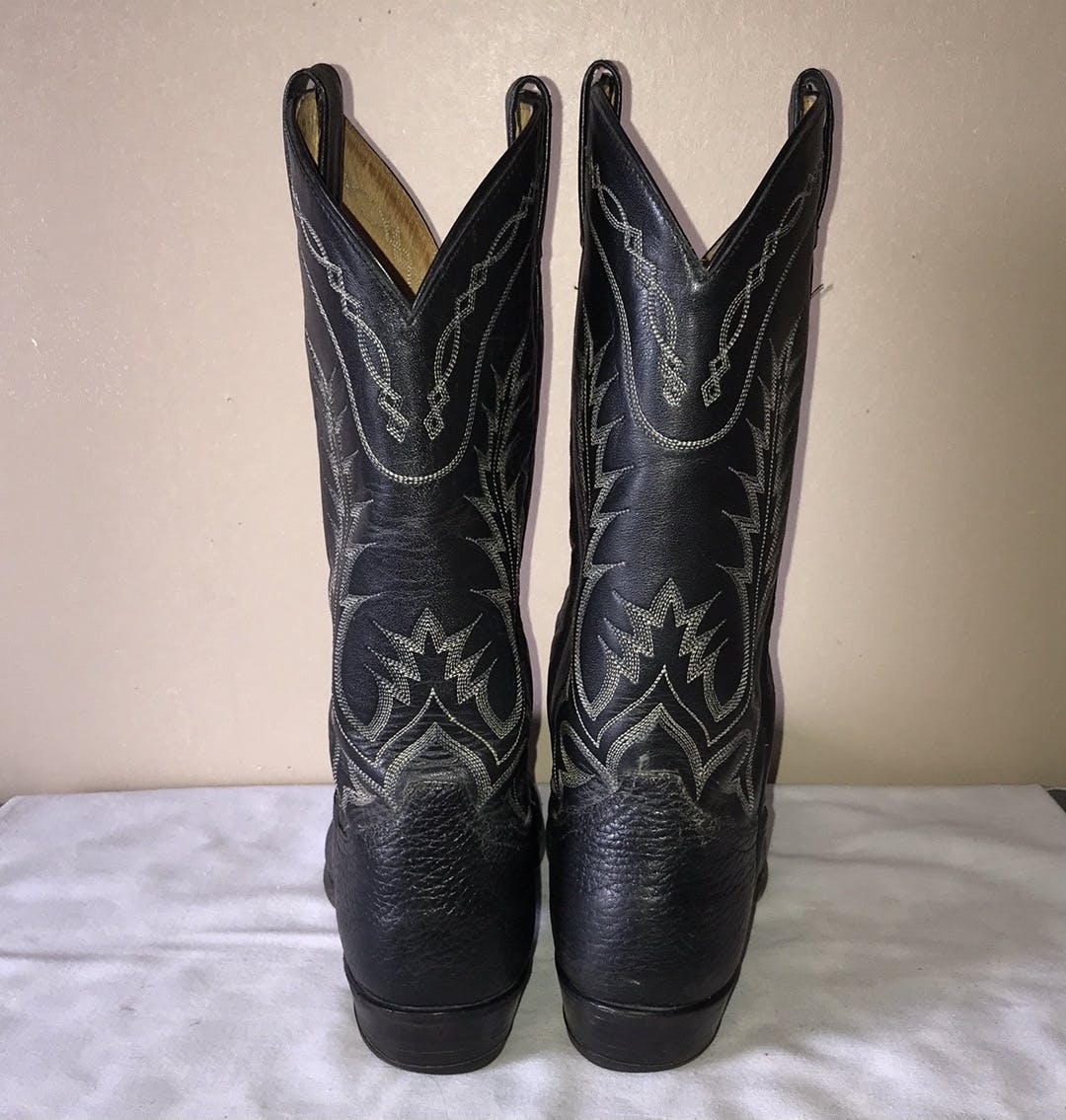 Vintage 80's Leather Cowboy Boots by Tony Lama | Shop THRILLING