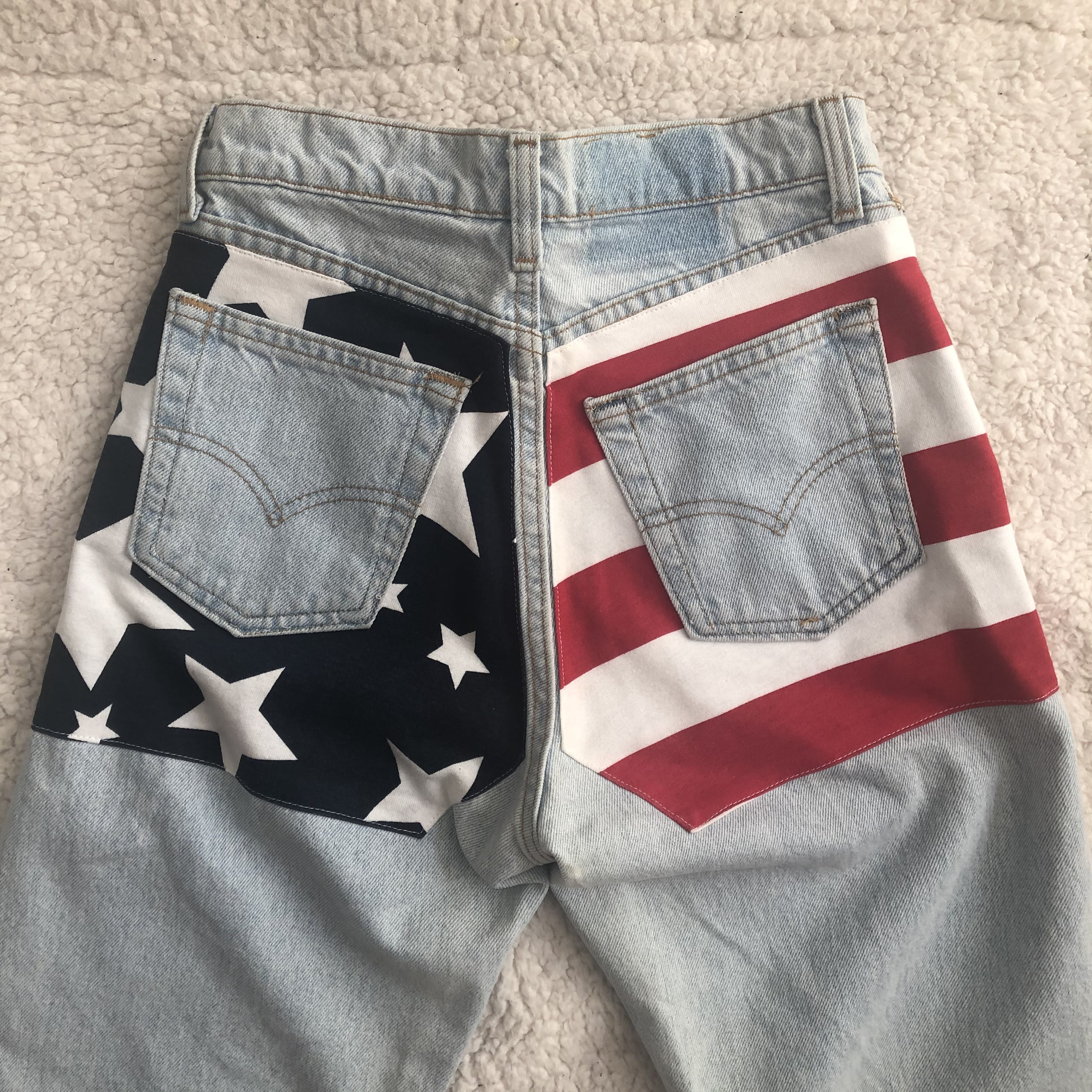 Vintage 90's Customized Americana Light Wash Jeans by Levis | Shop ...