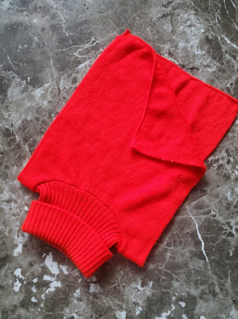 Vintage 80's Red Knit Turtleneck Dickie | Shop THRILLING