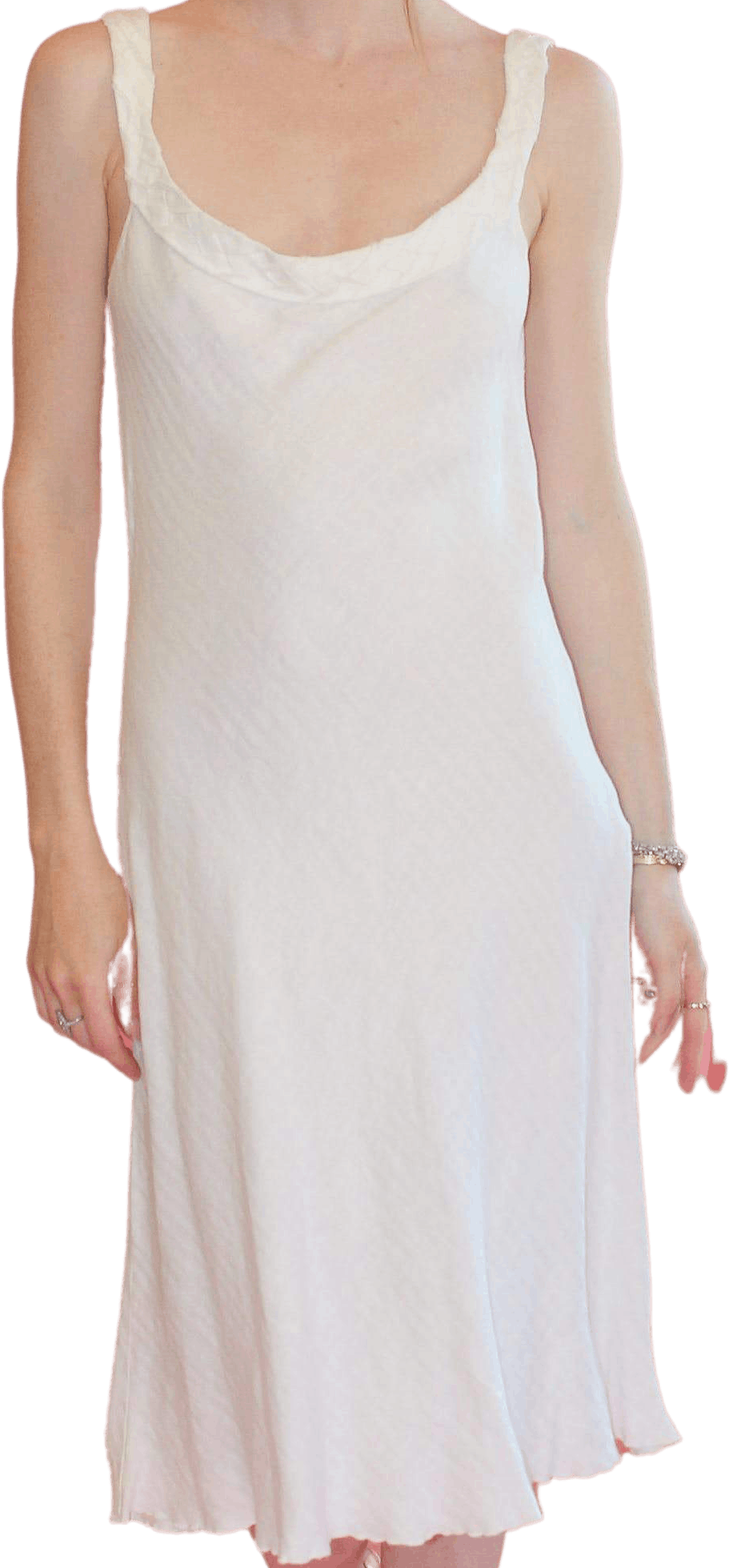 Vintage White Cotton Braided Trim Dress by Jane Booke | Shop THRILLING