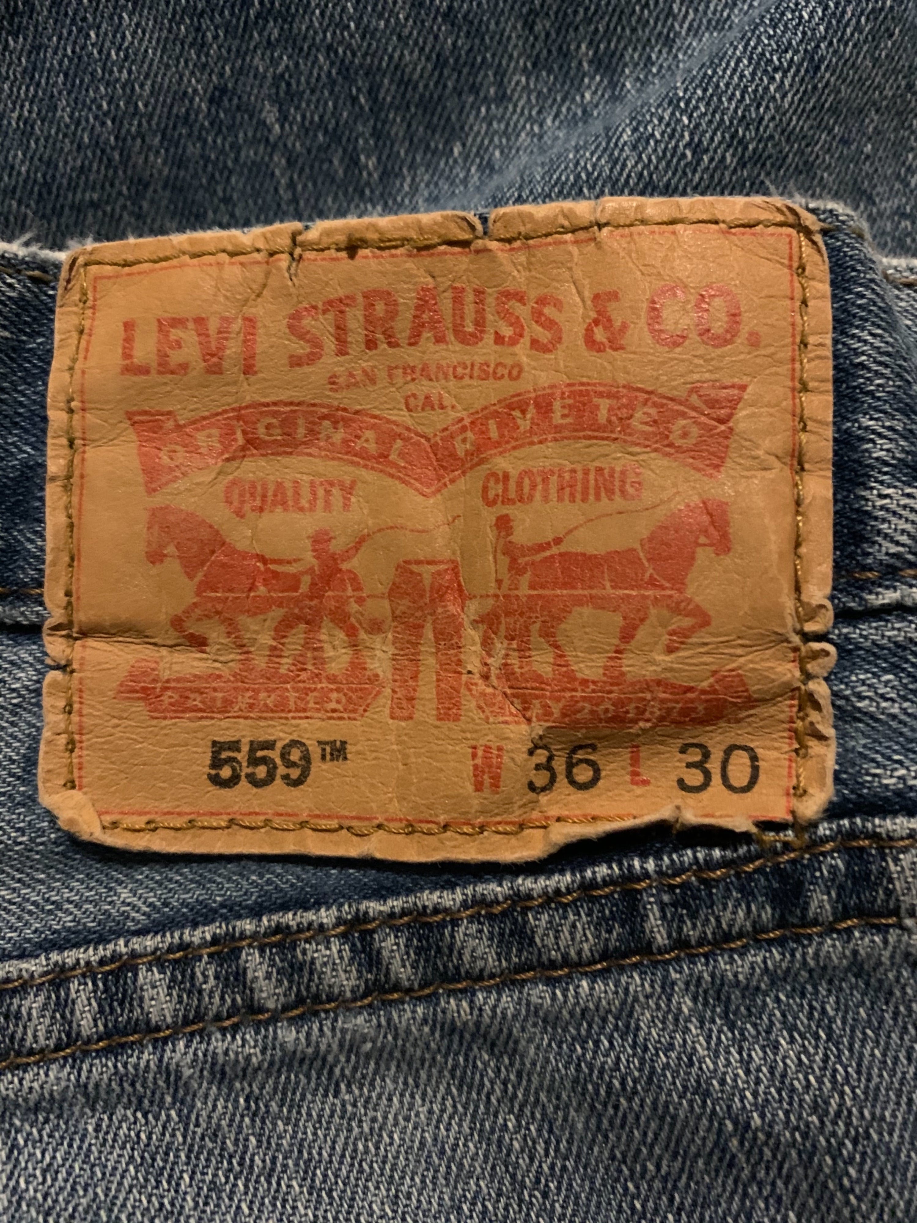 Vintage Worn In Distressed Jeans by Levi’s | Shop THRILLING