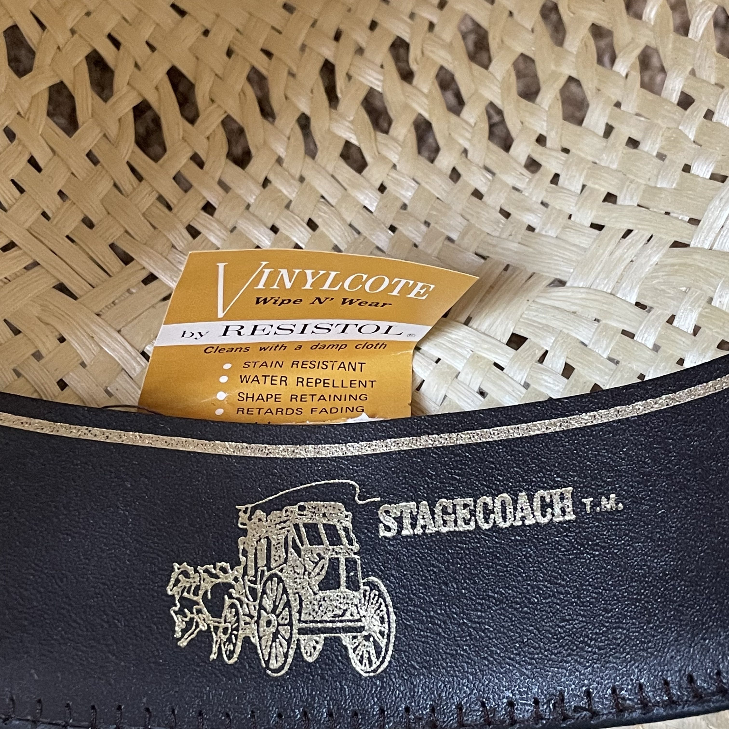 Vintage 80s Stagecoach Straw Cowboy Hat by Resistol | Shop THRILLING
